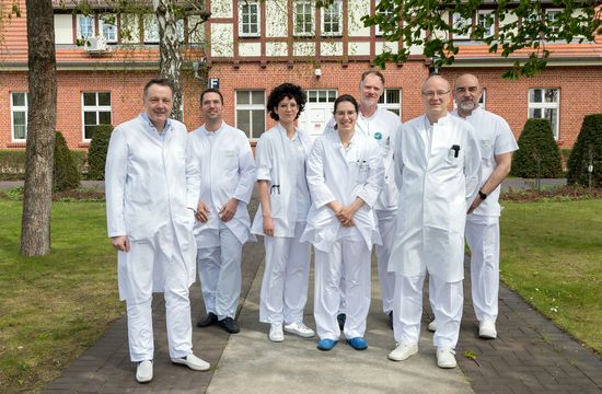 Das ärztliche Team der Abteilung Chirurgie der Klinik Oranienburg.