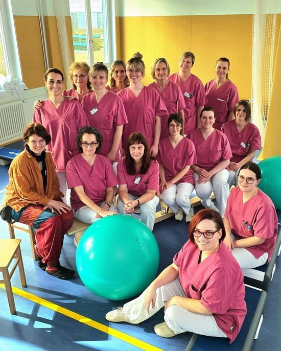 Bild des Ergotherapie- und Logopädie-Teams der Klinik Hennigsdorf