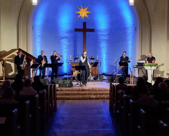 Bild vom Konzert der Polizei Combo Berlin in der St. Nicolaikirche Oranienburg