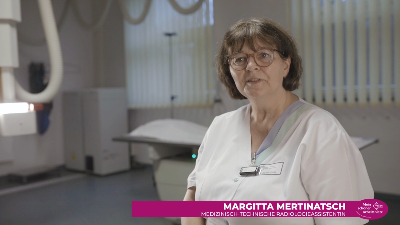 Video zu Mein schöner Arbeitsplatz: Radiologieassistentin Margitta Mertinatsch in der Klinik Hennigsdorf file.alternative